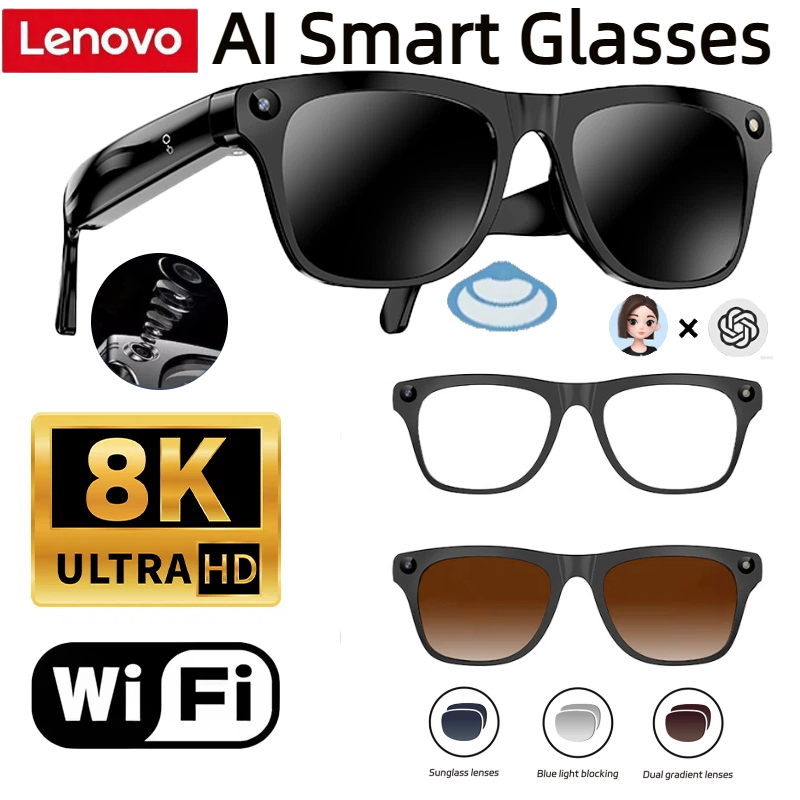 Smart Glasses Ar - Óculos Inteligentes Lenovo com Memória de