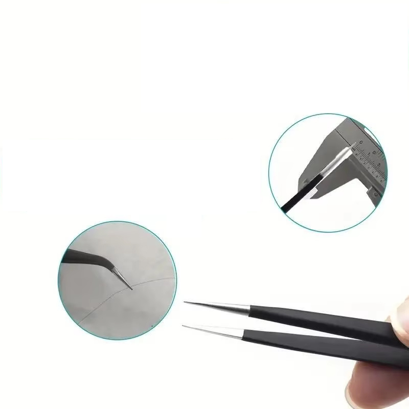 Precision Long Tweezers Set, E - Electronics Stuff avaliação e preço