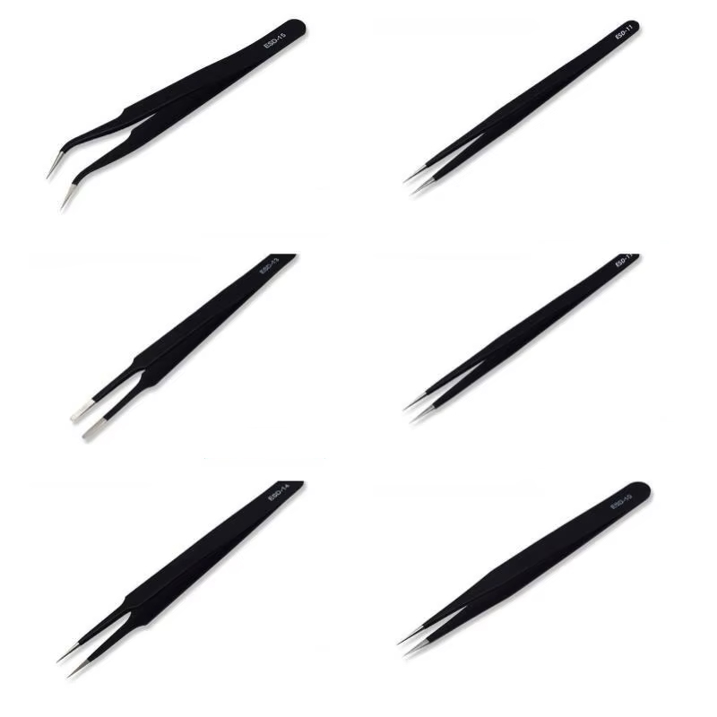 Precision Long Tweezers Set, E - Electronics Stuff avaliação e preço